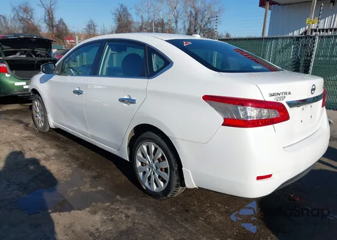 2015 Nissan Sentra Sv z USA, uszkodzony, nr VIN 3N1AB7AP9FY299766